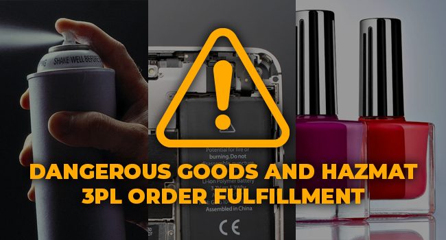 3PL Dangerous Goods or Hazmat Order Fulfillment